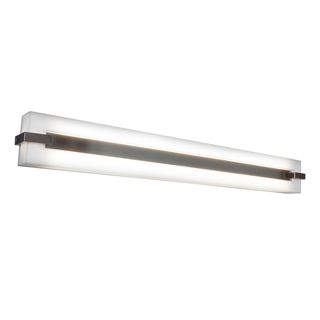 Access Sierra 2 light Brushed Steel Wall Vanity Access Sconces & Vanities