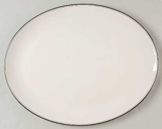 Flintridge Mirador (Rim) 16 Oval Serving Platter, Fine China Dinnerware   Bon L