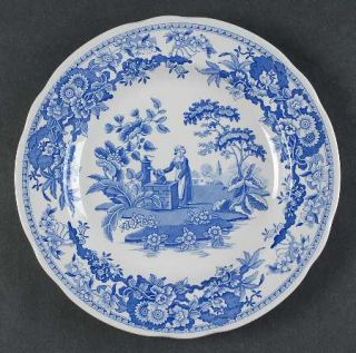 Spode Georgian Collection Luncheon Plate, Fine China Dinnerware   Blue Room Coll