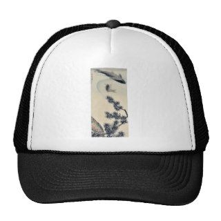 Koi under a pine branch by Maruyama, Okyo Ukiyoe Trucker Hats