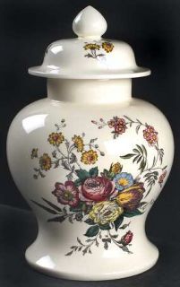 Spode Gainsborough (Marlborough) Large Temple Jar with Lid, Fine China Dinnerwar