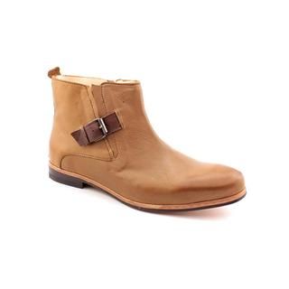 J.D.Fisk Men's 'Memphis' Light Brown Leather Boots Boots