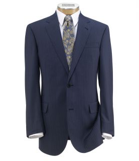 Signature Gold 2 Button Wool Pleated Front Suit Extended Sizes JoS. A. Bank