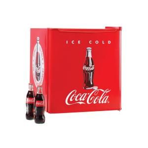 Nostalgia Electrics Coca Cola Series 1.7 cu. ft. Mini Refrigerator in Red CRF170COKE