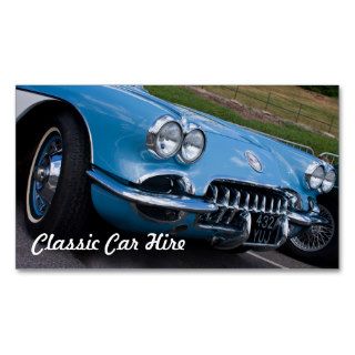 Classic Car Rental Business Cards