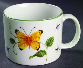 Tabletops Unlimited Butterfly Mug, Fine China Dinnerware   Butterflies & Bugs, G