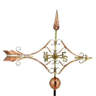 Good Directions Victorian Arrow Weathervane   Polished Copper