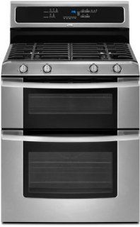 Whirlpool Gold GGG388LXS 30 Freestanding Gas Range, 4 Sealed Burners, Stainless Steel Appliances