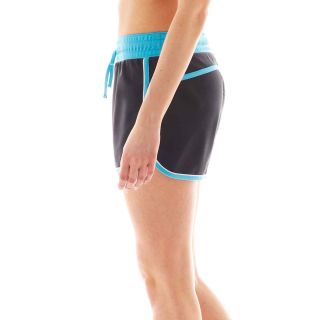 Xersion Piped Tricot Training Shorts, Blue, Womens