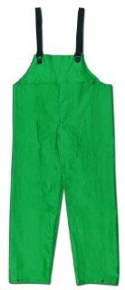 MCR Safety 388BFX2 Dominator PVC/Polyester Bib Overall with Elastic Adjustable Suspenders, Green, 2X Large   Work Gloves  