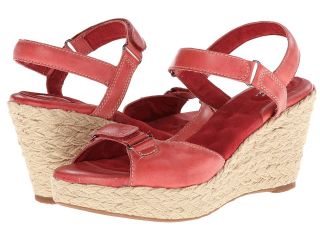 SoftWalk San Marino Womens Wedge Shoes (Red)