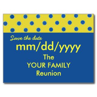 Family reunion post card
