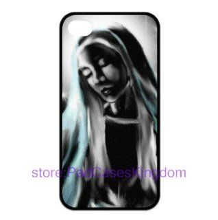 Religious Virgin Mary theme iPhone 4 cover Soft/Flexible TPU case designed by padcaseskingdom Cell Phones & Accessories
