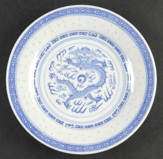China(Made In China) Cx78 Luncheon Plate, Fine China Dinnerware   Blue Diamond B