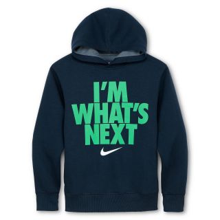 Nike Graphic Fleece Sweatshirt   Boys 8 20, Im Next arm Nvy, Boys