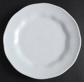 Noritake Pacific Hill Salad Plate, Fine China Dinnerware   Legendary, All White,