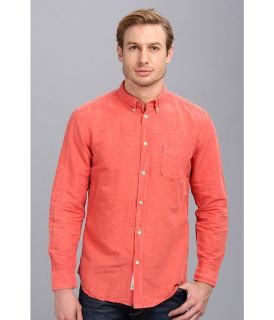 Diesel S Ambre Shirt Mens Long Sleeve Button Up (Coral)