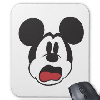 antique Mickey Mouse moaning scared afraid crying Mouse Pads