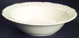 Steubenville Rose Point Rim Cereal Bowl, Fine China Dinnerware   All White,Raise