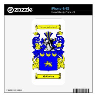 McGovern Coat of Arms iPhone 4S Decals