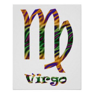 Virgo Psychedelic Print