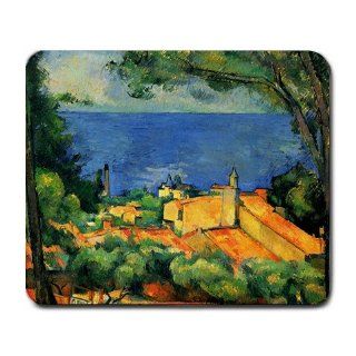 Paul Cezanne L'Estaque Painting Mouse Pad 