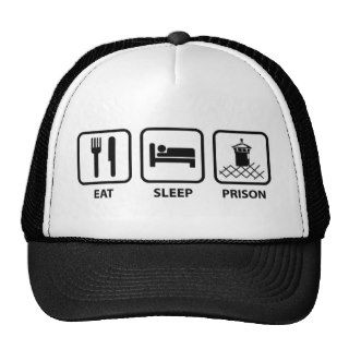 Eat Sleep Prison Mesh Hat