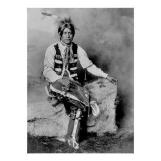 Ute Bridegroom, 1906 Print