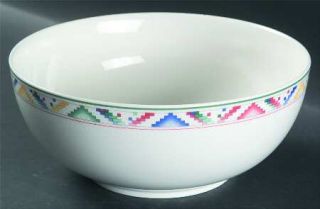 Villeroy & Boch Indian Look 8 Round Vegetable Bowl, Fine China Dinnerware   Mul