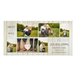 Rustic Country Save the Date Photo Cards