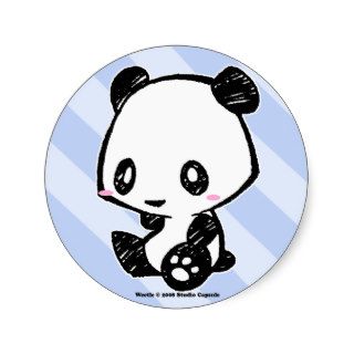 Weetle Panda Stickers