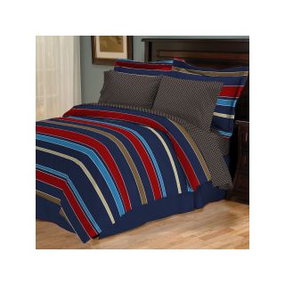 All Star Reversible Complete Bedding Set with Sheets, Navy Multi, Boys