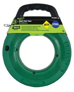 Greenlee FTS438W 100 100 Feet x 1/4 Inch Steel Fish Tape   Electrical Fish Tape  