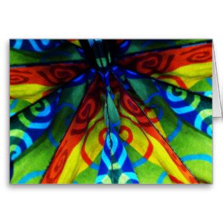 Psychedelic Reflections Mirror Swirls Design Cards