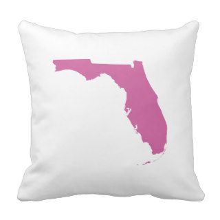 Florida State Outline Pillows