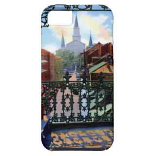 New Orleans Louisiana Vieux Carre Balcony Scene iPhone 5 Covers