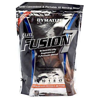 Elite Fusion 7, Chocolate Peanut Butter, 440 Grams, From Dymatize Health & Personal Care