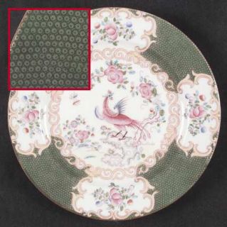 Minton Cockatrice Green (Smooth,Wreath Bckstmp) Dinner Plate, Fine China Dinnerw