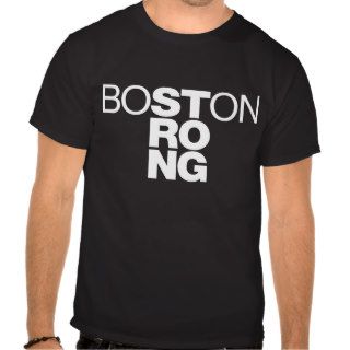 Boston Strong Helvetica Dark Tee
