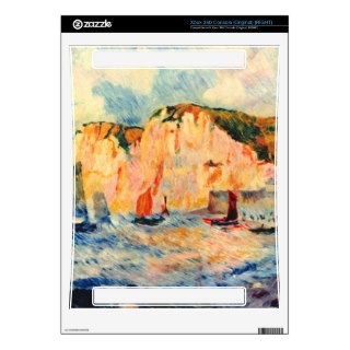 Sea and cliffs by Pierre Renoir Xbox 360 Console Skins
