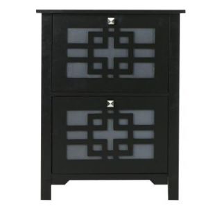 Home Decorators Collection Knot Black File Cabinet DISCONTINUED 0821500910