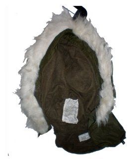 removable Military Parka HOOD Alpha OD M65 ECW OG107 Extreme Cold Weather G.I. Military Hood with Synthetic Fur Ruff Collar 