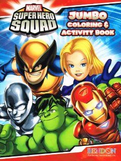 Marvel Super Hero Squad Coloring & Activity Book (Cover Image Varies) Toys & Games