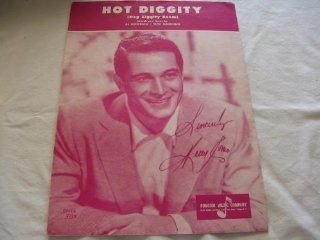 HOT DIGGITY AL HOFFMAN 1956 SHEET MUSIC FOLDER 442 SHEET MUSIC Music