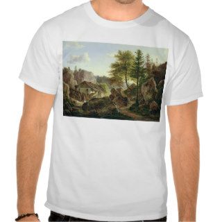 A Watermill in the Vosges near Ribanville, 1836 T Shirt