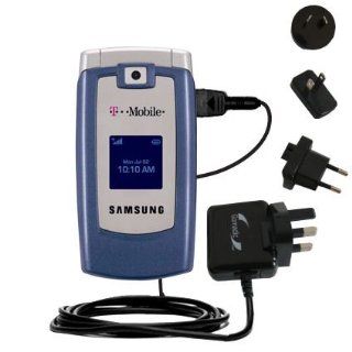 Gomadic Global Home Wall AC Charger designed for the Samsung SGH T409 with Power Sleep technology   supports worldwide wall outlets and voltage levels   designed with Gomadic TipExchange Electronics