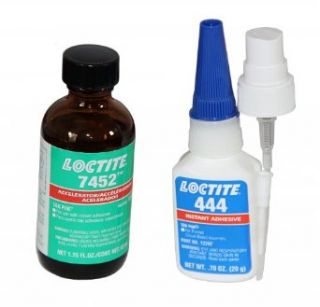 Bobtail Connector Adhesive Kit (Loctite 444 and Loctite 7452) Acrylic Adhesives