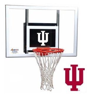 Jr. Wall Mount Basketball Hoop w Indiana Hoosiers Logo   Wall Mount Basketball Backboards