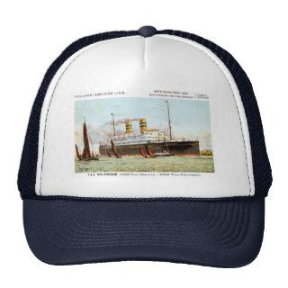 TSS / SS Volendam Vintage Passenger Ship Hats