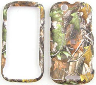 Motorola CLIQ MB200 / DEXT MB200 Hunter SeriesCamo Camouflage, w/ Green Leaves Hard Case/Cover/Faceplate/Snap On/Housing/Protector Cell Phones & Accessories